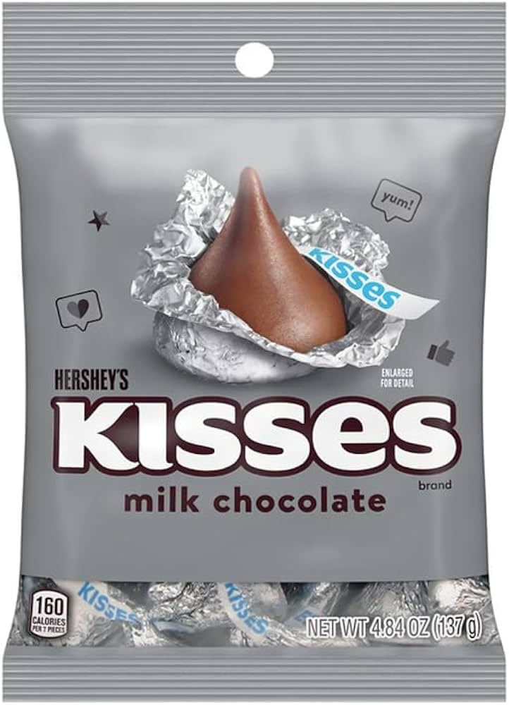 Hershey’s kisses milk chocolate