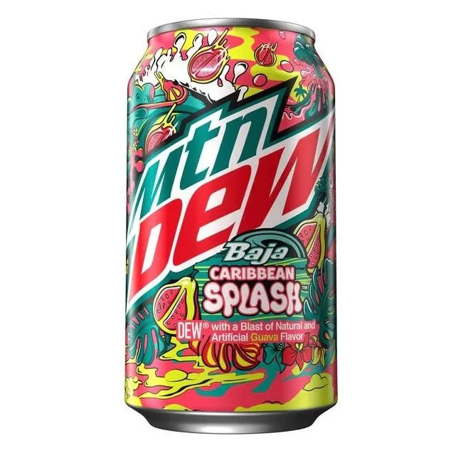 Mountain Dew Baja Caribbean Splash 355ml