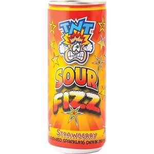 TNT Sour Fizz Strawberry 250ml