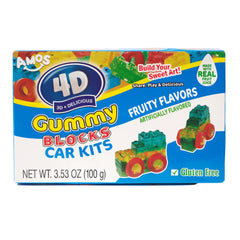 4D gummy block blue 100g