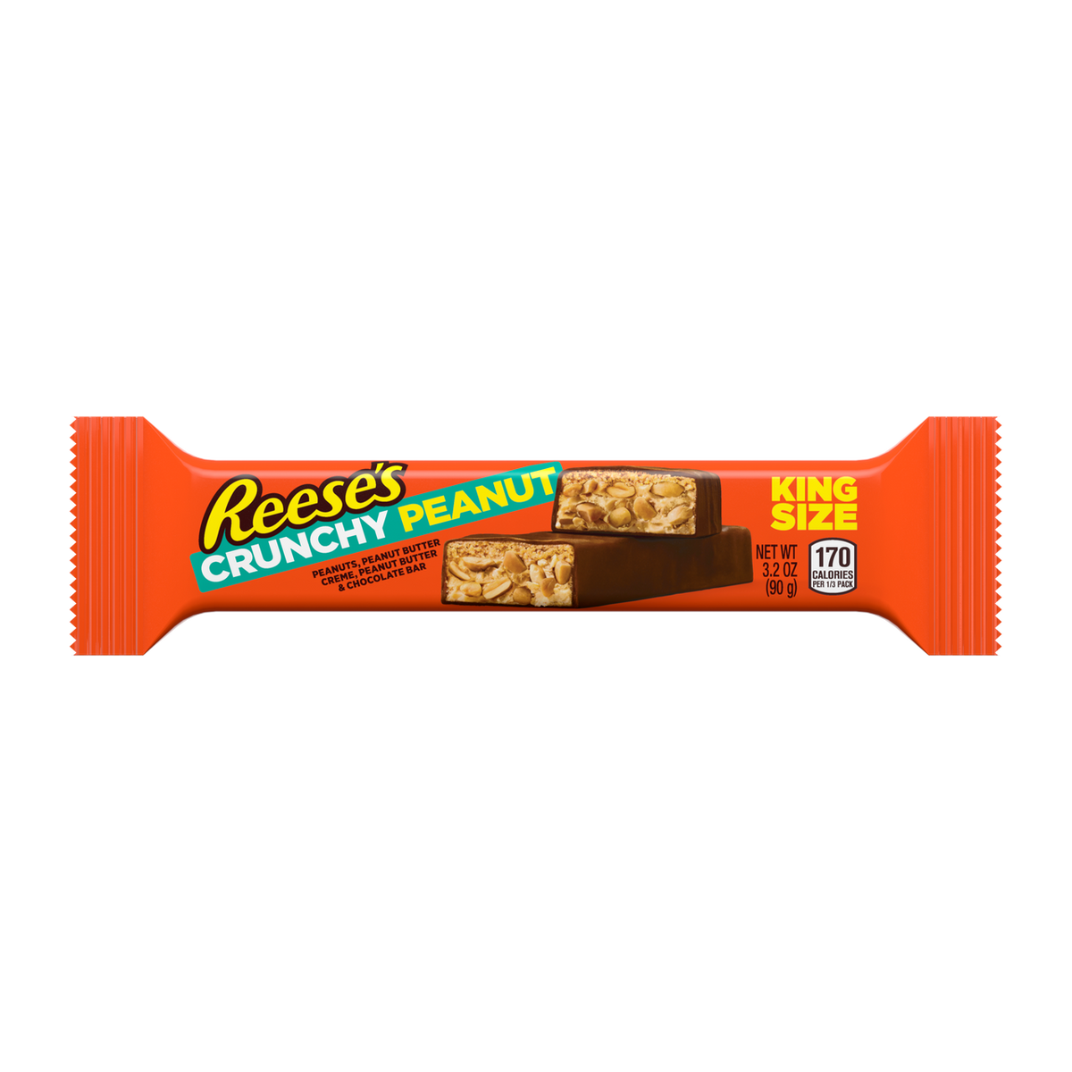 Reeses crunchy peanut king size 90g