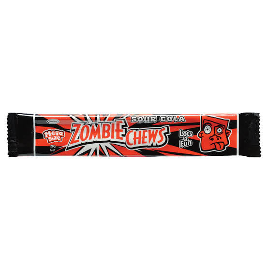 Zombie chews sour cola 28g