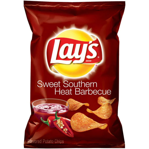 Lays sweet Southern heat barbecue 6.5 Oz (184.2 g)