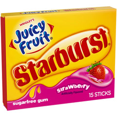 JUICY FRUIT STARBURST GUM