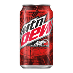 Mountain Dew code red 355ml