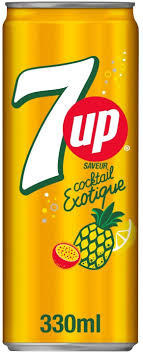 7 up cocktail exotique 330ml